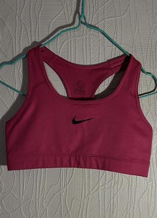 Жіночий спортивний топ nike dri-fit рожевий