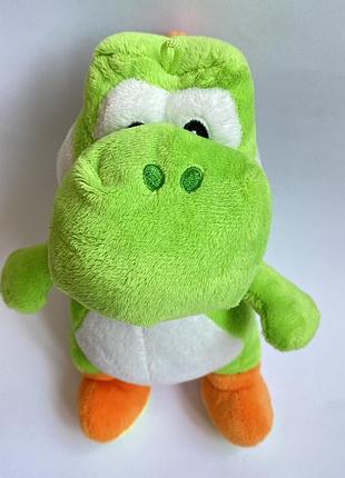 Мягкая плюшевая игрушка йоши динозавр марио nintendo super mario yoshi plush оригинальный сувенир мерч зеленый