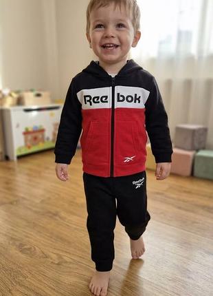 Теплый спортивный костюм оригинал reebok 24m (92-98) 2-3 года