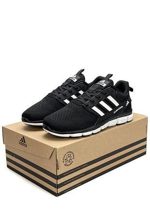 Мужские кроссовки adidas climacool black white