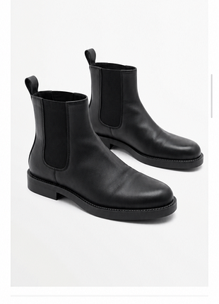 Кожаные ботинки челси massimo dutti (оригинал), 39