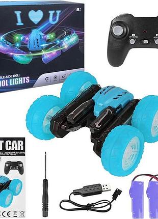 Машинка трюкова highttoy remote control car 2.4ghz 4wd салатовий