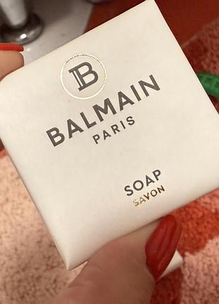 Парфюмированное твердое мыло balmain paris (soap / savon)