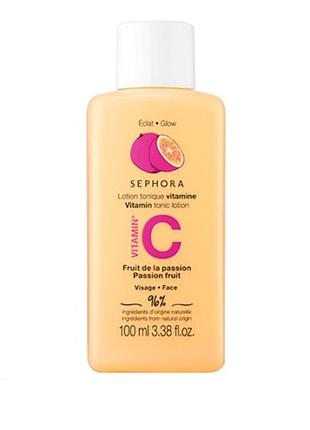 Тонік для обличчя sephora vitamin c з маракуєю, 100 мл