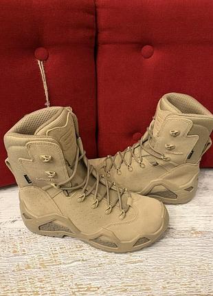 Кожаные фирменные ботинки lowa gore-tex 42,5р.