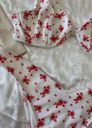 Купальник в рубчик хл 2