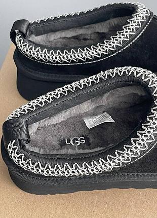 Женские угги ugg tasman platform black новинка 5
