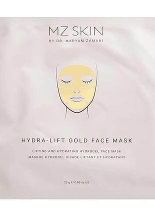 Гідрогелева маска для обличчя mz skin hydra-lift gold face mask, 25 г