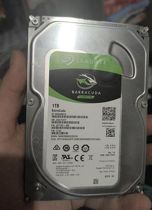Жорсткий диск seagate barracuda compute 1 тб st1000dm010 hdd 3.5" sata iii
