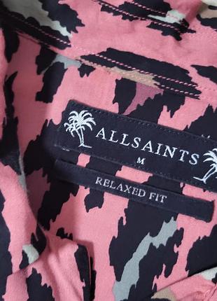 Сорочка allsaints ocelot leopard print 3
