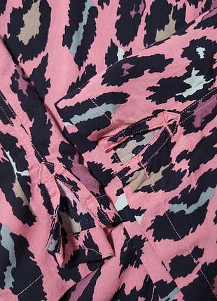 Сорочка allsaints ocelot leopard print 8
