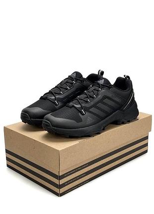Мужские кроссовки adidas terrex swift r3 all black
