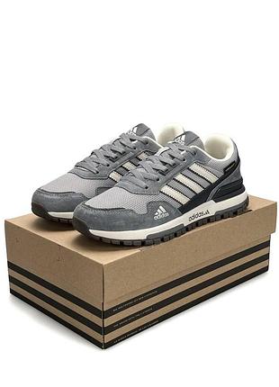 Мужские кроссовки adidas zx 700 c light grey black