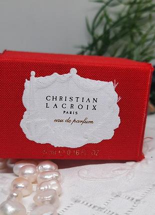 Christian lacroix - christian lacroix (eau de parfum) 5 ml / 0.16 fl. oz. миниатюра в оригинальной нитейной коробке