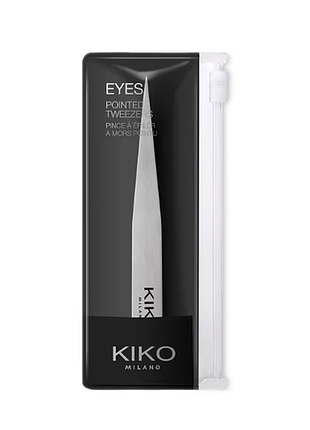 Профессиональный пинцет для бровей острый kiko milano