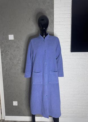 Теплий халат на ґудзиках великого розміру батал marks&spencer, xxxxl -xxxxxl 56-58р