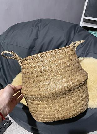Корзина для хранения игрушек морская трава