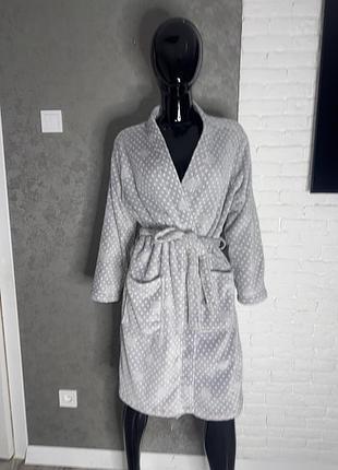 Плюшевий халат  marks&spencer, l-xl 48-50р