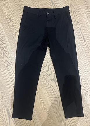 Чоловічі класичні штани чінос zara — чорні (розмір eur 40 / usa 31)