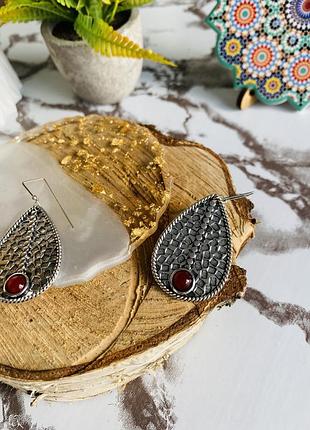 Сережки бохо фолк стиль 7