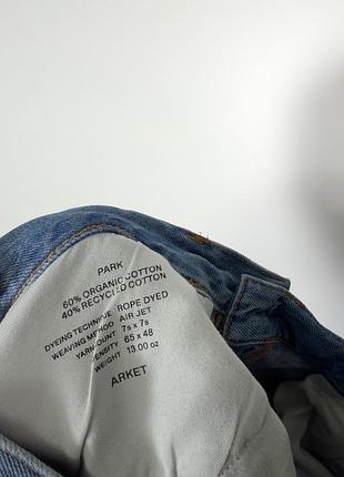 Голубые мужские джинсы arket 6