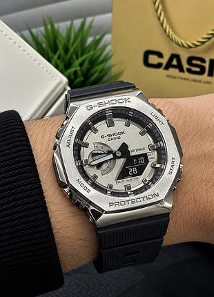 Годинник casio g-shock ga-2100 casioak джишок джішок•часы касио касіо•спортивні  металевому корпусі•наручний