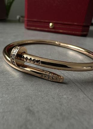 👑 cartier juste un clou diamond 18k yellow gold