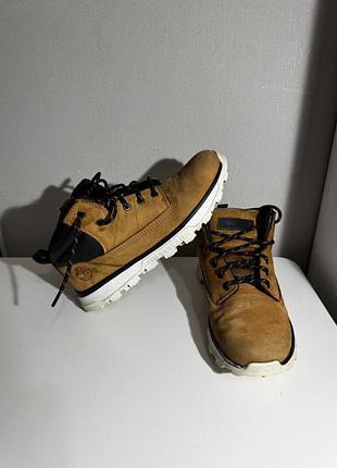 Черевики timberland treeline mid коричневі на шнурівці
