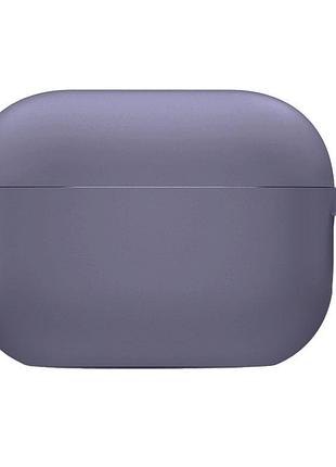 Чохол на airpods pro 3 сірий силіконовий кейс для навушників аірподс про 3