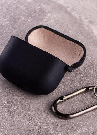 Чохол на airpods pro 2 чорний силіконовий кейс для навушників аірподс про 2