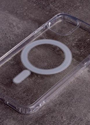 Чохол на iphone 11 прозорий протиударний з magsafe для айфон 11