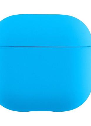 Чохол на airpods 4 / airpods 5 синій силіконовий кейс для навушників аірподс 4 / аірподс 5