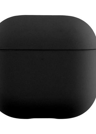 Чохол на airpods 5 / airpods 4 чорний силіконовий кейс для навушників аірподс 5 / аірподс 4