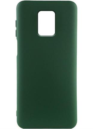 Чехол на xiaomi redmi note 9s / xiaomi redmi note 9 pro / xiaomi redmi note 9 pro max зеленый силиконовый
