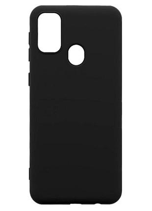 Чехол на samsung galaxy m31 черный матовый для самсунг галакси м31