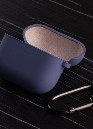 Чохол на airpods 3 світло-фіолетовий силіконовий кейс для навушників аірподс 3