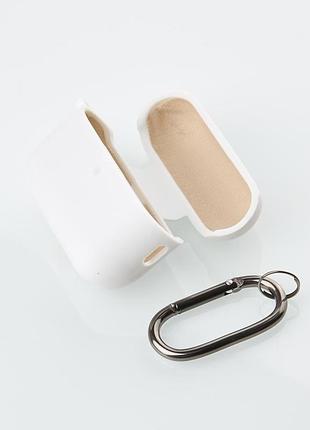 Чохол на airpods pro 3 білий силіконовий кейс для навушників аірподс про 3