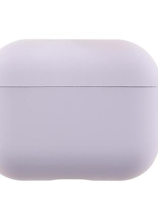 Чохол на airpods pro 3 елегантний фіолетовий силіконовий кейс для навушників аірподс про 3
