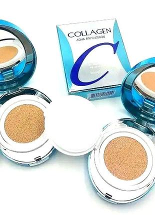 Увлажняющий кушон с коллагеном enough collagen aqua air cushion2 фото