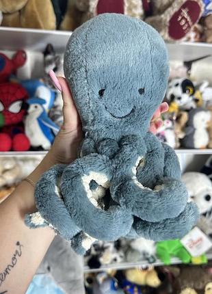 М'яка іграшка jellycat восьминіг сірий