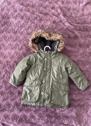 Куртка для хлопчика gap хакі 92 см
