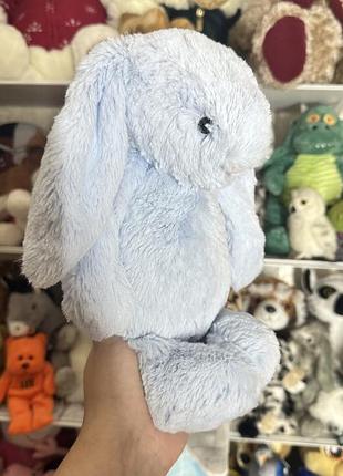 М'яка іграшка заєць jellycat блакитний