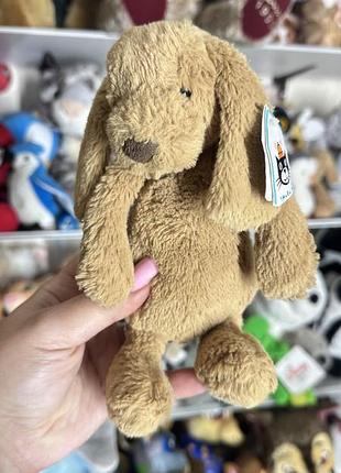 М'яка іграшка собачка jellycat бежева