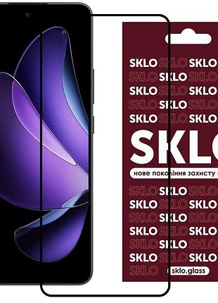 Защитное стекло sklo 3d для oppo reno 13 5g / 14 / 14 f / 14 fs / 15 / 15 f / 15 fs / 16 f черный