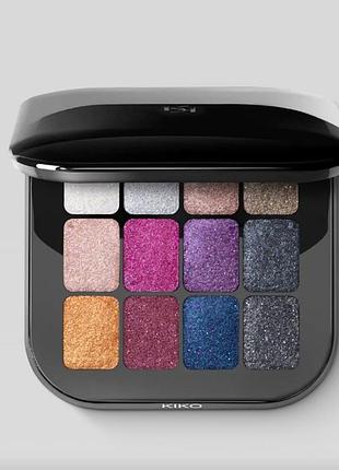 Палетка теней для век cult colors kiko milano. цвет: 02 shocking sparkle shades