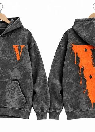 Худі з ефектом виварювання vlone