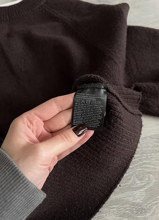 H&m шоколадний светр 5