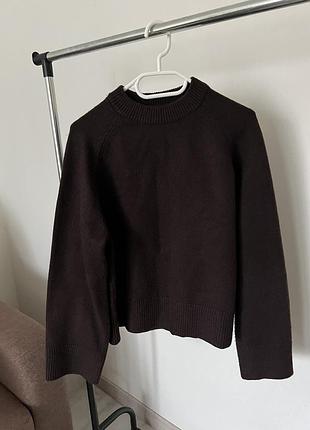 H&m шоколадний светр