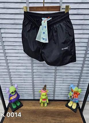 Off-white шорти чорного кольору s-xxl