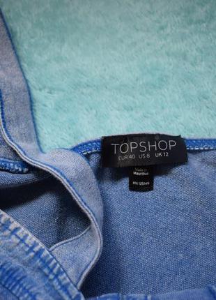 Джинсовый топ topshop 46-484 фото